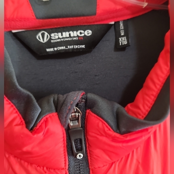 Sunice Hamilton Hybrid Climaloft Lightweight Thermal Stretch Jacket Red XXL - Picture 3 of 8